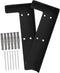 2pcs Heavy Duty Floating Brackets for Shelves Hidden Support Frame Wall Mounted
