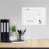 TORASO Dry Erase White Board Monthly Calendar, Magnetic Whiteboard for Wall, Office, School, and Kitchen Memo