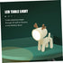DIYEAH Led Night Light Changing Table Lamp Deer Shape Foldable Night Lamp for Bedroom