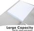 RAZCC 50 Pack Two Pocket Folders, Letter Size Paper Folders with Pockets for School Office Business, Grey