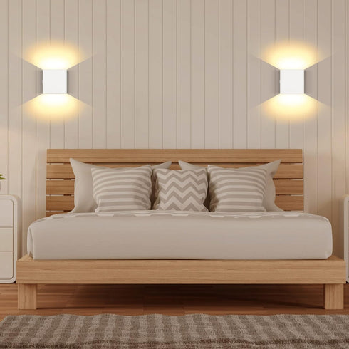 LG9939108 Lightess Battery Wall Sconce Touch Control, LED Wall Lights Rechargeable, Up Down Wall Mount Lights