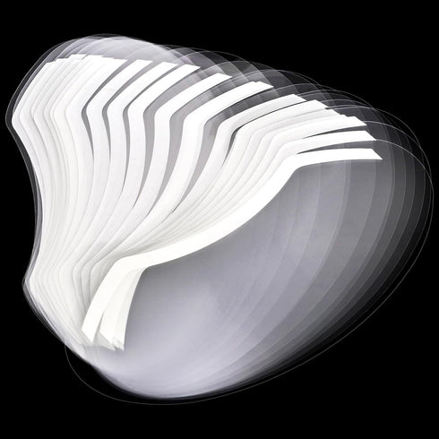300 DEAYOU Pcs Microblading Shower Face Shields, Disposable Face Visor Masks, Clear Plastic Makeup Eye Cover Protector