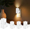 SETEN 4 Pack Mini LED Night Light, Dimmable Plug-in Wall Light with Dusk