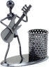 Metal Art Pen Pencil Holder, Musician Design, Home Office Desk Organizer