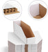 EXYGLO Cardboard Storage Bins 35 Pack - 12x3x4.5 Inch Corrugated Organizer Bins for Pantry, Garage, Office