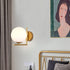 5.9 2.64" BOKT Frosted White Glass Globe Lamp Shade Replacement Milk Glass Ball Lampshade Cover Opal Sphere Shade
