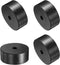 uxcell 4pcs Rubber Spacers, 100mm OD, 15mm ID, 40mm Height Round Anti Vibration Spacer for Home Car Accessories