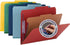 Smead Pressboard Classification File Folder - 1 Divider, 2" Expansion, Letter Size, Bright Red, 10 per Box (13731)