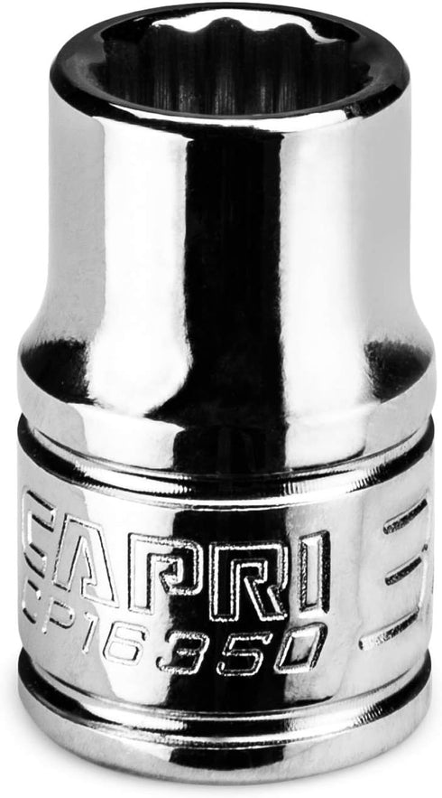 Capri Tools 3/8 in. Shallow Socket, 3/8 in. Drive, 12-point, SAE