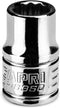 Capri Tools 3/8 in. Shallow Socket, 3/8 in. Drive, 12-point, SAE