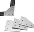 4040 Aluminum Extrusion Connector Bracket Set, 8PCS Joint Plates, M5 Wrench, T-Slot Nuts for 4040 Profile