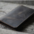 JJNUSA Distressed Leather Checkbook Journal Cover for Field Notes, Moleskine Cahier Notebook, Dark Brown