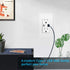 Micmi USB Outlet with C + A Wall Dual High Speed Receptacle - 4.8A Fast Charging, White