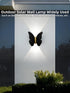 Agrollozi IP65 3000K Solar Butterfly Lights, Outdoor Butterfly Wall Lamp, Waterproof Garden Decor Solar Lights