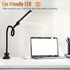 Clip on Reading Light, Clip Light with Warm & Daylight & White Light, 3 Colors, Eye-Care Clamp Lamp with 10 Modes