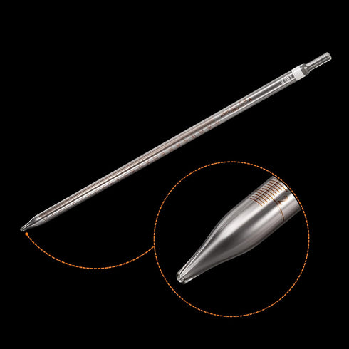 PATIKIL Graduated Dropper Pipettes, 1 Pcs 25ml Reusable Borosilicate Glass Pipette for Laboratory