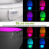 ZEZHOU Toilet Light Motion Sensor - 16 Color LED Night Lights for Toilet Bowl with Aromatherapy, Fun Gifts for Dad, Kids