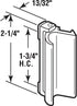 Prime-Line F 2572 Spring-Loaded Sliding Keller Window Latch and Pull, Aluminum (Single Pack) by PRIME-LINE