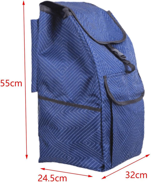 Amagogo Shopping Trolley Replacement Bag Shopping Cart Bag Oxford Cloth Thickened Trolley Bag Handtruck Bag for Home