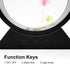 7 Estink Jelly Fish Lamp Aquarium Light, Color Changing RGB Round Jelly Fish Night Light Table Lamp for Home Office