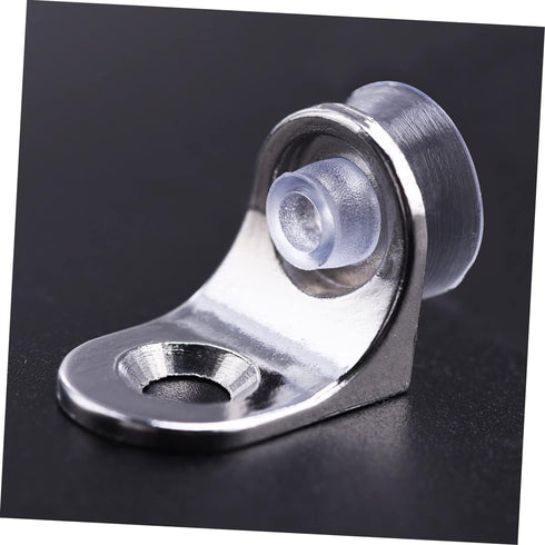 10 Closet Balacoo Stainless Steel Corner Shelf Support Brackets with Screws Heavy Duty Cabinet Fixing Clips