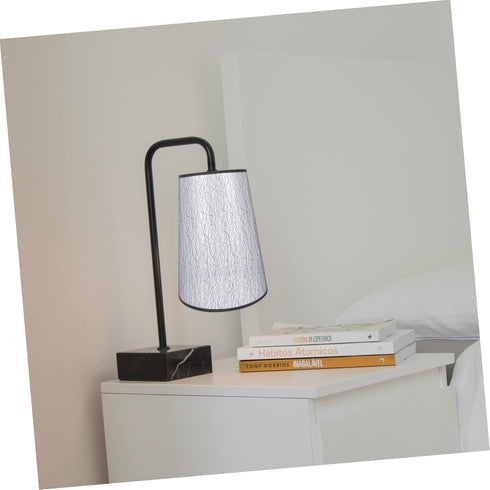 jojofuny Replacement Drum Lamp Shade Base for Table and Floor Lamps Sturdy and Cloth Design Elegant Household Lighting