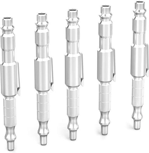 GASHER 5PCS Adjustable Pocket Air Blow Gun with 1/4" I/M Type Plug