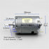 CFNXKTWBR 1pc HC383MG RS-380 6V-12V 12400RPM Mini Motor High Speed Strong Magnetic Carbon Brush Motor DIY Toy Model Car