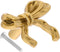 Adorainbow Brass Bowknot Cabinet Pull Handle, Small Bow Drawer Knobs, 50x35x25mm, Decorative Bow