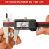 IP54 DCLA-0805 8 Inch/200mm, Inch/Millimeter/Fractions VINCA Grade Digital Caliper, Conversion, Stainless Steel, Large