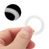 10pcs 34mm 19mm PATIKIL Tri Clamps Gasket, OD ID Sanitary TC Tri Clamps Gasket Tri Pipe Silicone Ferrule Washers Tube