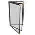 ZQP 8 Pcs Black Menu Covers, 8.5x14 Legal Size, 3Page 6View menu