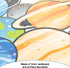 BeYumi 45Pcs Solar System Cutouts, 9 Planets Galaxy Wall Decal for Classroom and Party Decor