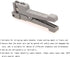 Fiber Optic Tool Cable Stripper, 45-162 Buffer Tube Coaxial Cable Stripper Hand Tool