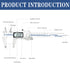 Digital Caliper, 6 Inch Measuring Tool, IP54 Waterproof, Large LCD Screen, Electronic Micrometer