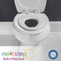 NextStep2 Mayfair Toilet Seat with Built-In Potty Training Seat, Slow-Close, Removable that will Never Loosen, Round
