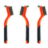 3pcs Small Stainless Steel Wire Brushes Set for Cleaning and Rust Removal
