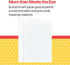 School Smart 85243 Cursive Ruled Notebook Paper, 8 in x 10 1/2 in, Ream of 500, White - 085243