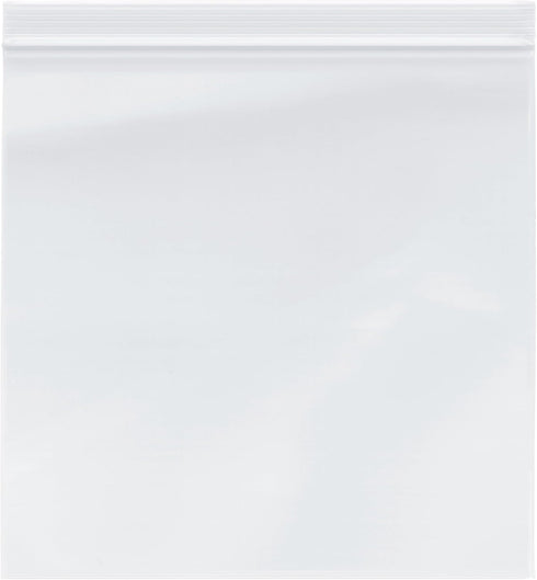 Plymor 10" x 10" Reclosable Plastic Bags, 2 Mil, Pack of 100