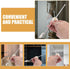 6pcs Replaceable Cabinet Door Hinges with Drop Leaf Support Furniture Support Hinges for Bedside Cabinets for Room