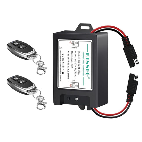 KTNNKG DC 12 Volt Wireless Remote Control Sprayer Pumps Switch with SAE