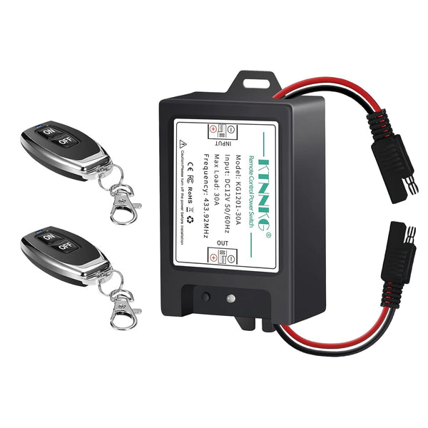 KTNNKG DC 12 Volt Wireless Remote Control Sprayer Pumps Switch with SAE