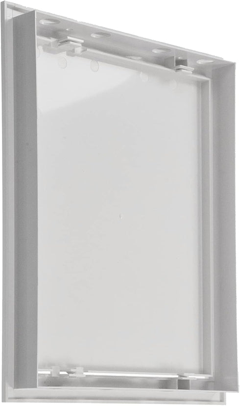 8" x 10" White Plastic Access Panel Door, Plumbing, Electricity, Alarm Wall Access Panel for Drywall