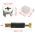 uxcell 3-in-1 Furniture Connecting Kit with 15mm OD Cam Fitting, M6x35mm Dowel Screws, 10 Sets