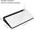 Varhomax Small Glass Desk Whiteboard, Dry Erase Board with Storage Caddy for Office and Home