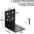 4 4"x4"x3" 90 PCS Heavy Duty Steel Corner Brackets, Degree L Right Angle Bracket, DIY L Shelf Brackets, Metal Joint