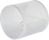 Aspen Creative 31404 5" 5" 5" Small Clip-On Drum Lamp Shade in Silver, Top x Bottom x Slant Height, for Chandeliers