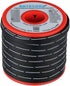 BNTECHGO 26 Gauge Silicone Ribbon Cable, Flexible 4P Black 50 ft Flat Cable, 26 AWG Stranded Tinned Copper Wire