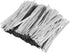 Saluaqui 3200PCS 10cm Packaging 4 Pack (10cm/3200 Colored Ties Ties Butt Silver PET for Bread Bakery Secure Sealing