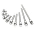 (10 Sets) 5/16-18x3" Hex Head Stainless Steel Bolts and Nuts with Flat & Lock Washers, 304 Stainless Steel 18-8